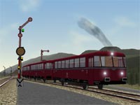 BR 798/998 vor Signalen bei der Einfahrt in das BW Dieringhausen